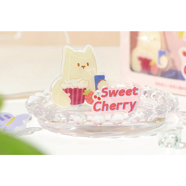 Save A Bag Of Cute [Sweet Cherry] Acrylic [Set of 3] Pins