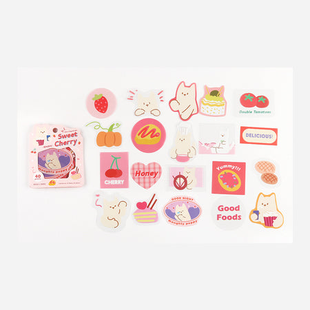 Save A Bag Of Cute [Sweet Cherry] Stickers Pack