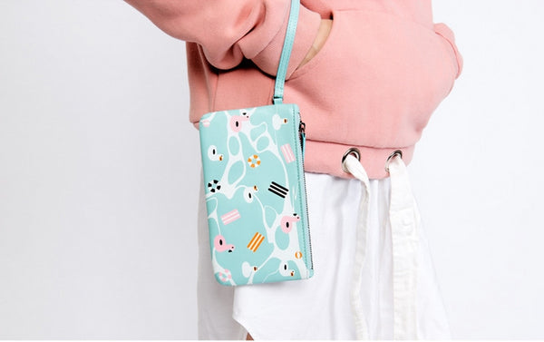 Swimming Ring Fun At The Sea Flat Case Pouch By Kiitos Life
