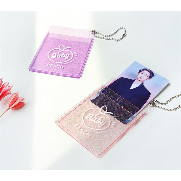 Secret Sparkle [Purple] Transparent Card Holder By Milkjoy