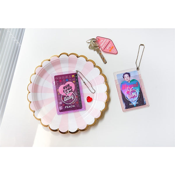 Secret Sparkle [Purple] Transparent Card Holder By Milkjoy
