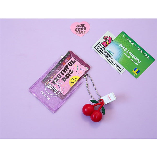 Secret Sparkle [Purple] Transparent Card Holder By Milkjoy