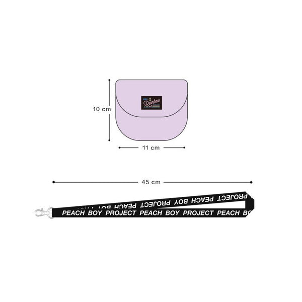 Secret Sparkle Jelly [White] Semi Circle Transparent Wallet By Milkjoy