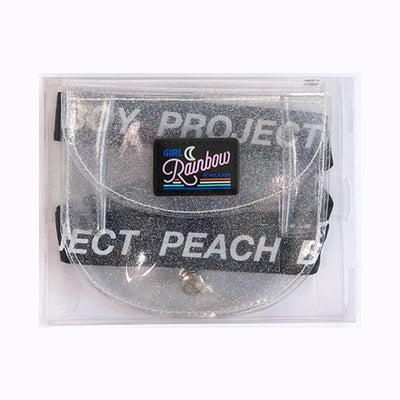 Secret Sparkle Jelly [White] Semi Circle Transparent Wallet By Milkjoy