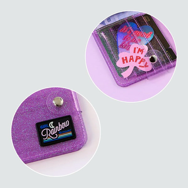 Secret Sparkle Jelly [White] Transparent Wallet By Milkjoy