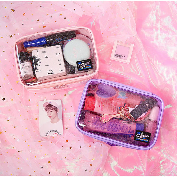 Secret Sparkle [Pink] Makeup Pouch By Milkjoy