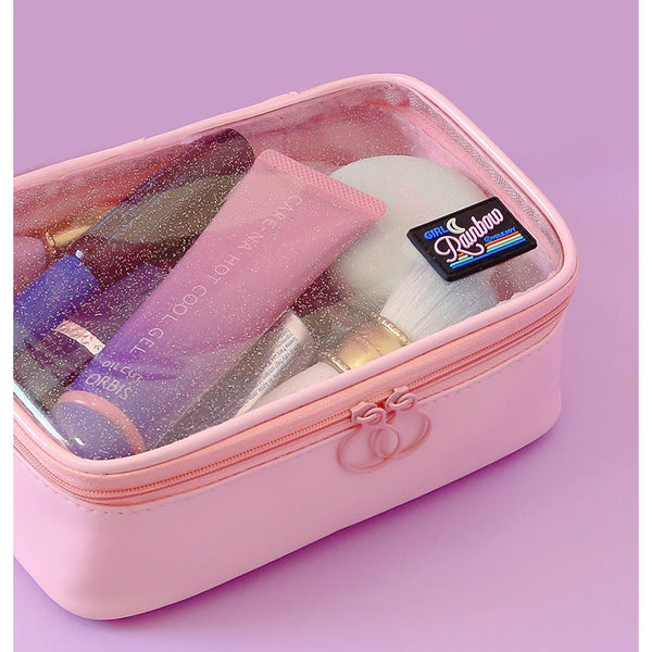 Secret Sparkle [Pink] Makeup Pouch By Milkjoy