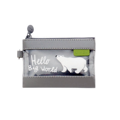 Semi Transparent [Polar Bear] Coin Pouch By U-Pick
