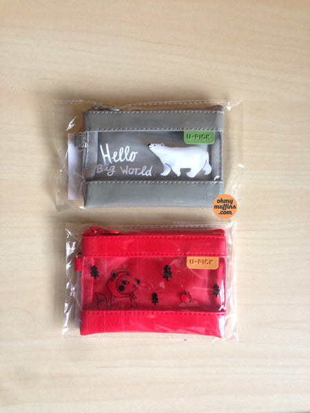 Semi Transparent [Polar Bear] Coin Pouch By U-Pick