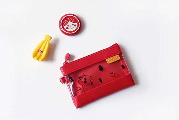 Semi Transparent [Wolf] Coin Pouch By U-Pick