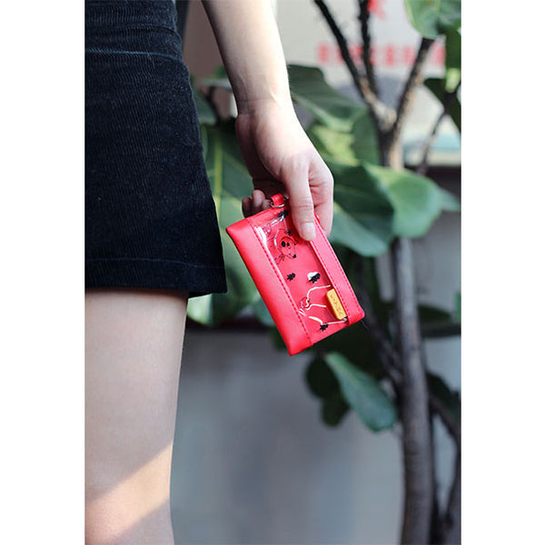 Semi Transparent [Wolf] Coin Pouch By U-Pick