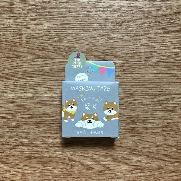 Shiba Inu & Husky Dogs Washi Tape