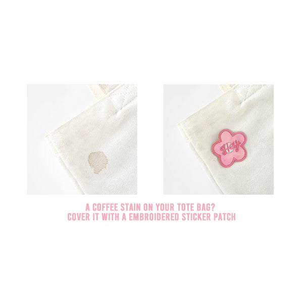 Shining Girl [Hey Flower] Embroidered Sticker & Iron-On Patch