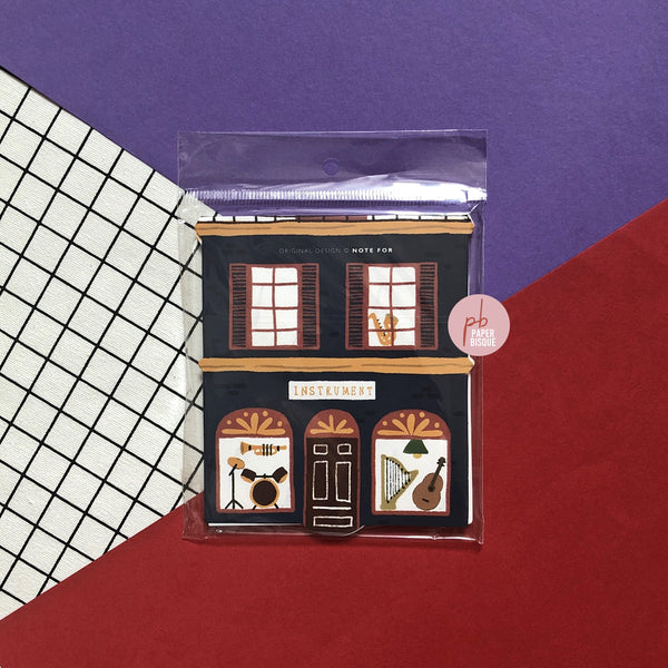 Shophouse Music Instrument Notepad
