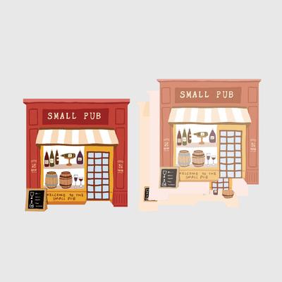 Shophouse Small Pub Notepad