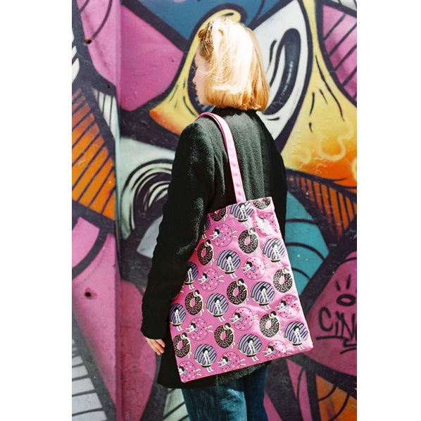 [Clearance Sale] Shopping [Donut Girls] Tote Bag By Kiitos Life