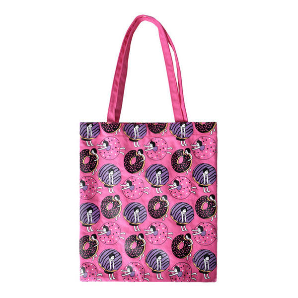 Shopping Donut Girls Tote Bag By Kiitos Life