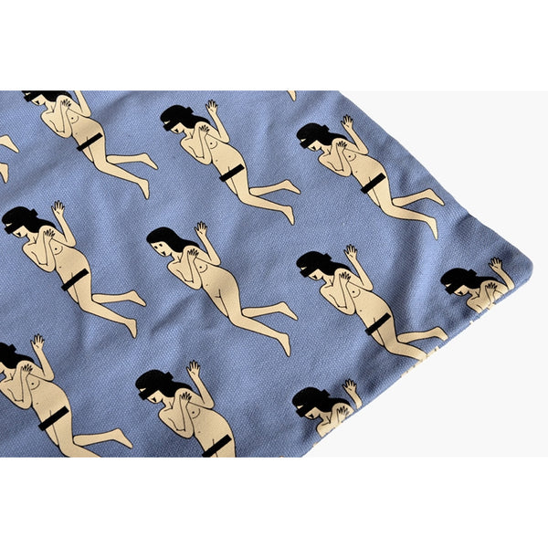 Shopping [Naked Girl] Tote Bag By Kiitos Life