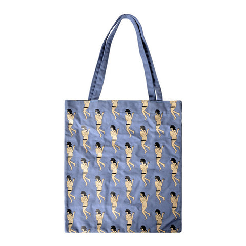 Shopping Naked Girl Tote Bag By Kiitos Life