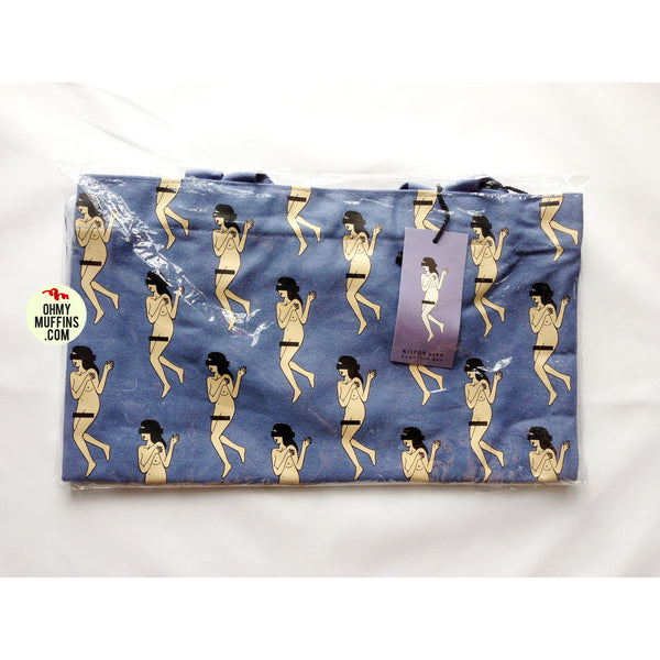 Shopping Naked Girl Tote Bag By Kiitos Life