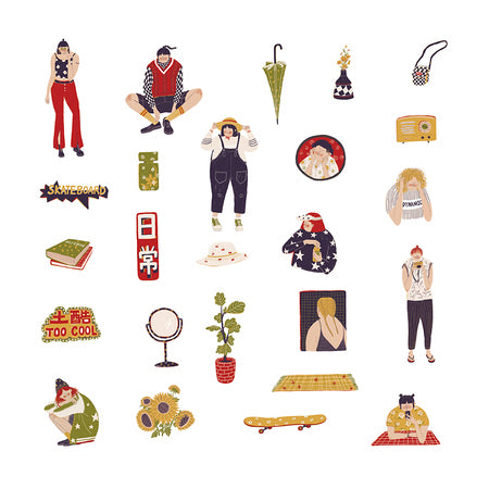 Elegant Skate Sticker Pack