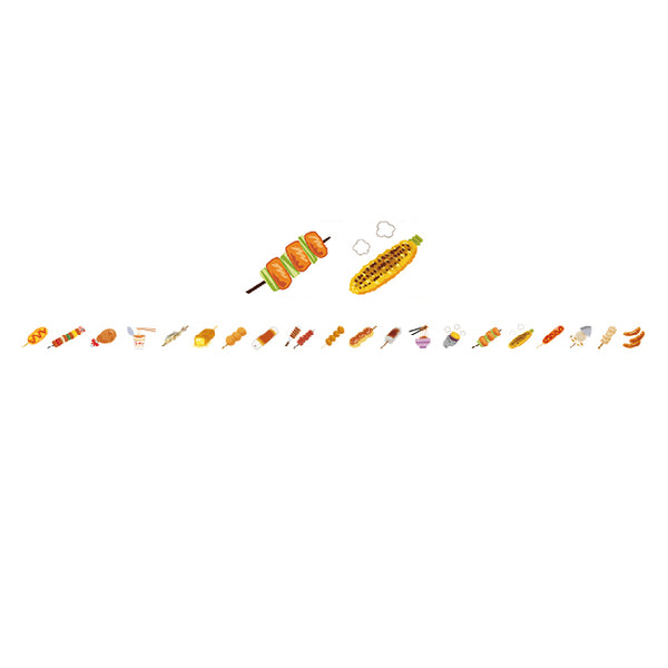Skewers Cuisine Washi Tape