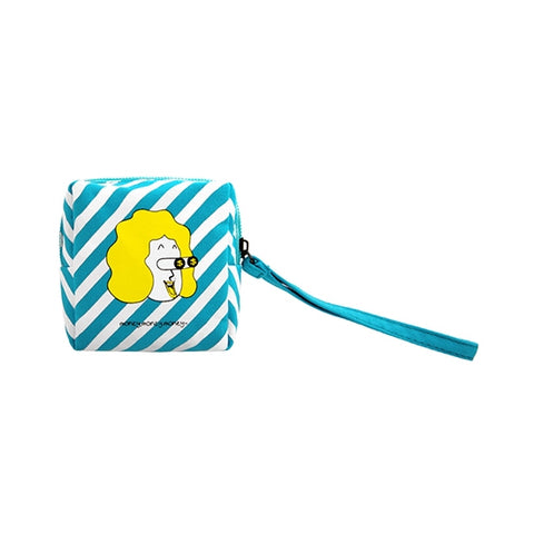 Small Material Girl Box Pouch by Kiitos Life