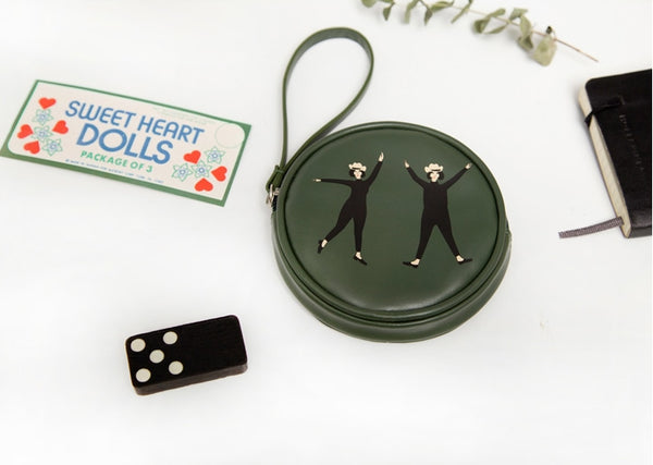 Small [Jazz] Round Pouch by YIZI STORE X KOMESHOP