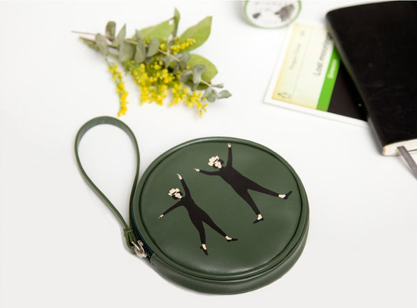 Small [Jazz] Round Pouch by YIZI STORE X KOMESHOP