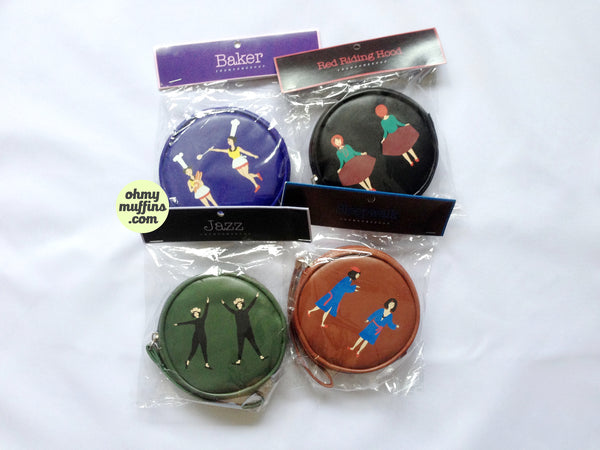 Small [Jazz] Round Pouch by YIZI STORE X KOMESHOP