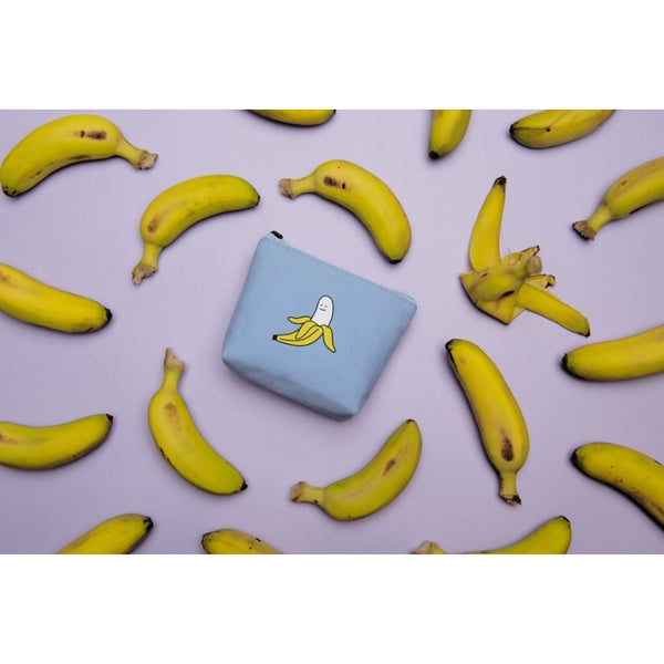 Smile [Banana] Coin Pouch By Kiitos Life