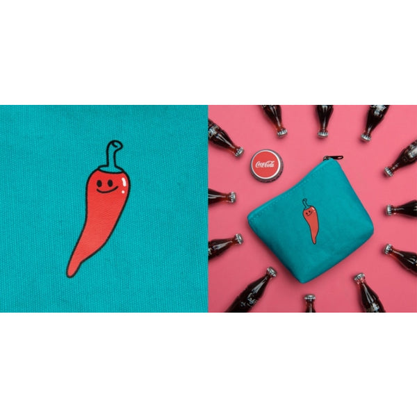 Smile [Chili] Coin Pouch By Kiitos Life