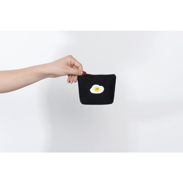 Smile [Fried Egg] Coin Pouch By Kiitos Life