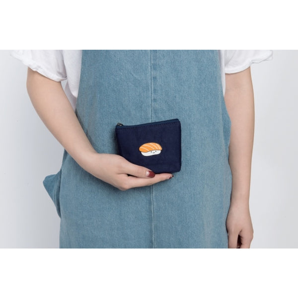 Smile [Salmon] Coin Pouch By Kiitos Life