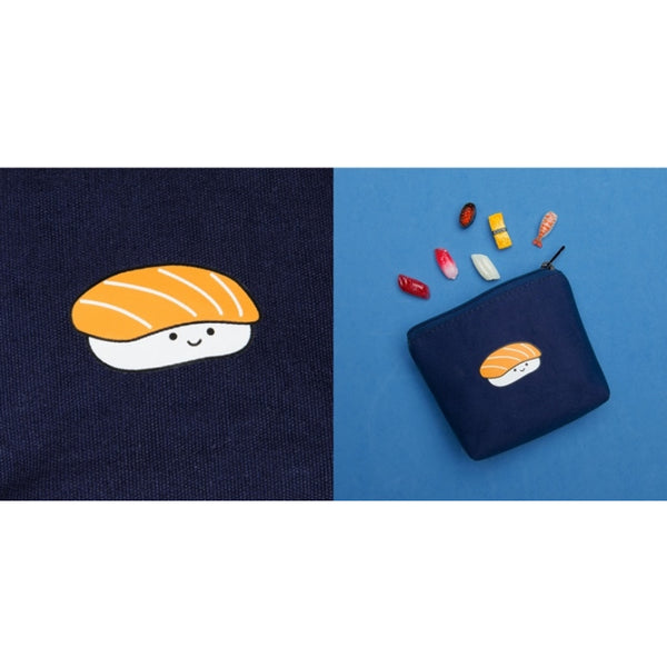 Smile [Salmon] Coin Pouch By Kiitos Life