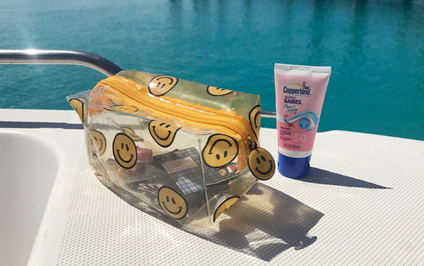 Transparent Box Smiley Face Pouch By U-Pick