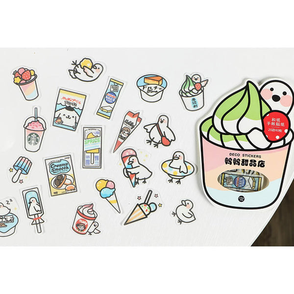 Snack Party [Duck Ice Cream Shop] Stickers Pack