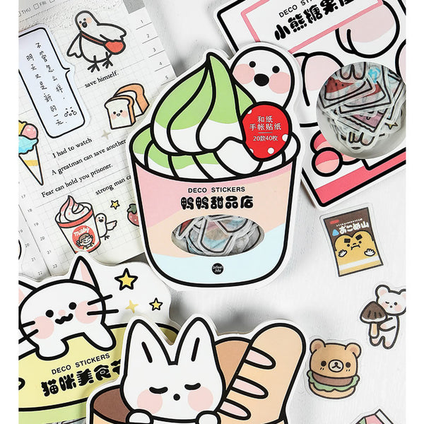 Snack Party [Duck Ice Cream Shop] Stickers Pack