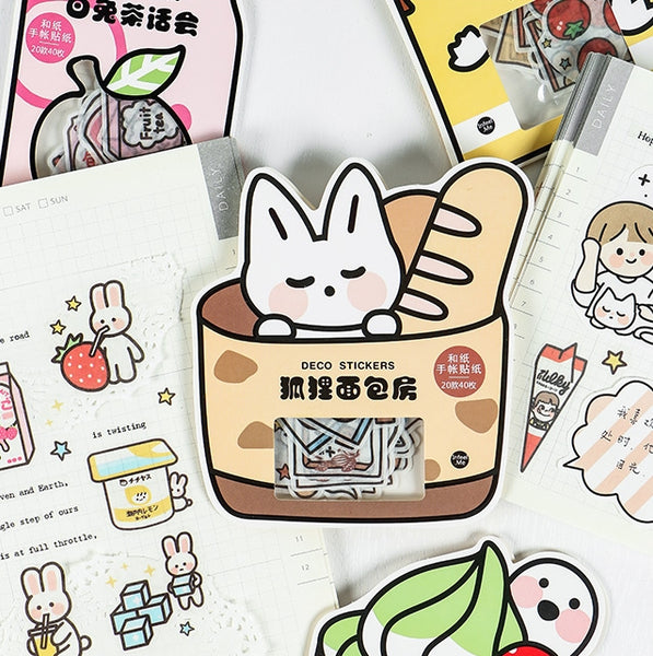 Snack Party [Fox Bread Shop] Stickers Pack