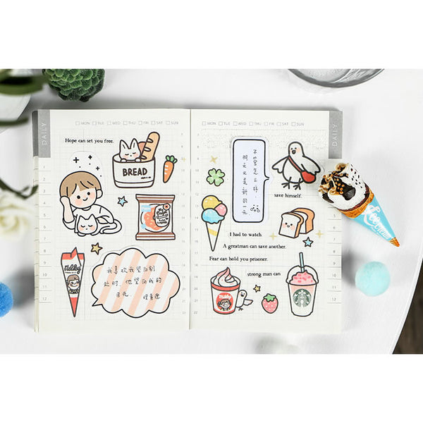 Snack Party [Duck Ice Cream Shop] Stickers Pack