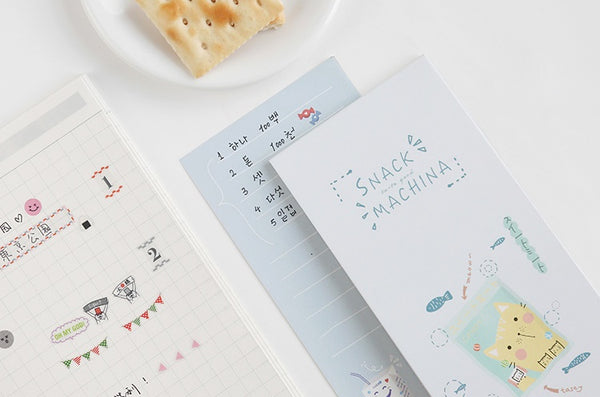 Snack Machina [Blueberry Jelly] Notepad