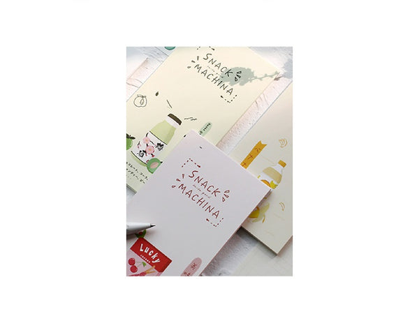 Snack Machina [Plum Wine] Notepad