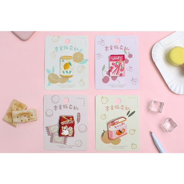 Snacks [Cookies] Embroidered Sticker Patch