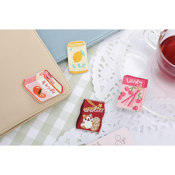 Snacks [Cookies] Embroidered Sticker Patch