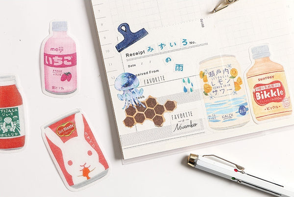 Pattern [Soda Drinks] Deco Stickers Pack