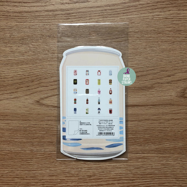 Pattern [Soda Drinks] Deco Stickers Pack