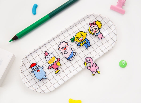 Sorry Friends Embroidery Brooch By BenSorry Friends Embroidery Brooch By Bentoytoy