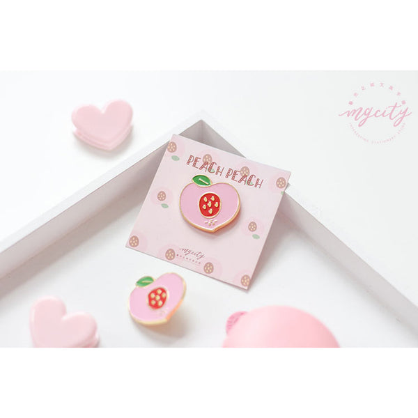 Sparkling Cute [Peach] Pin By MGCITY