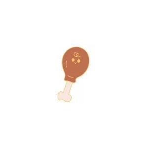 Sparkling Cute Drumstick Pin By MGCITY