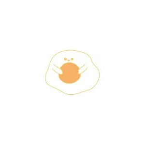 Sparkling Cute Fried Egg Pin By MGCITY